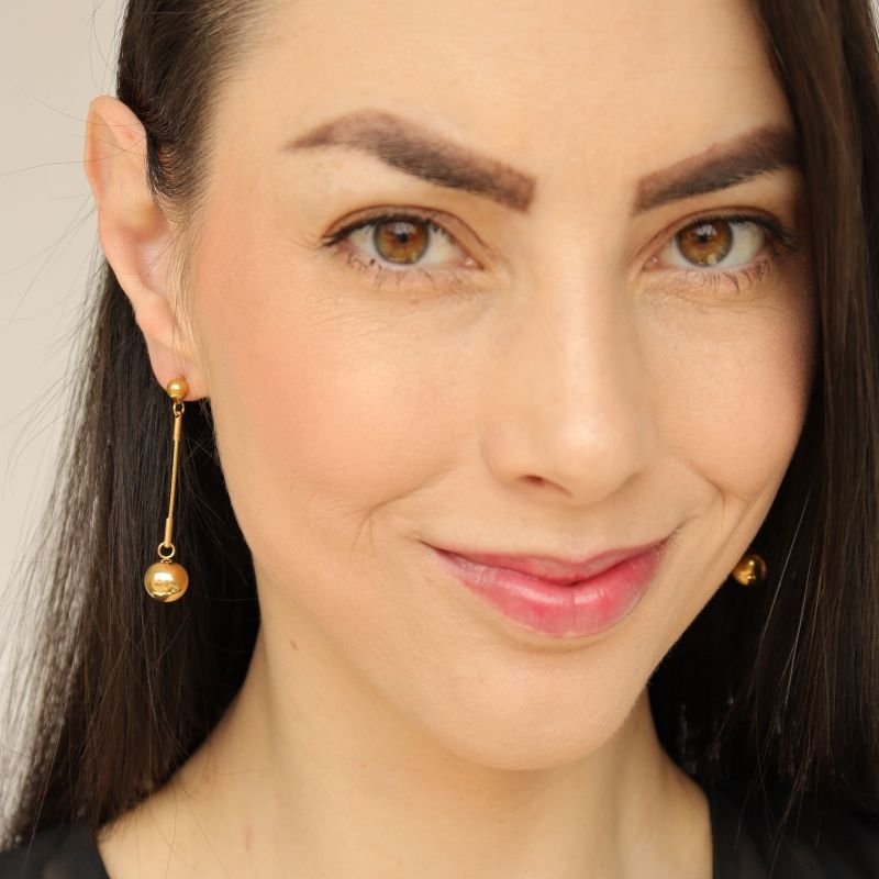 Brinco Minimalista em Aço Inox (PESO 7g) (Linha Premium)