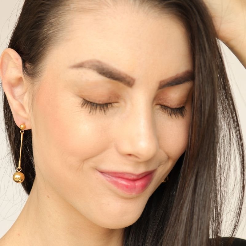 Brinco Minimalista em Aço Inox (PESO 7g) (Linha Premium)