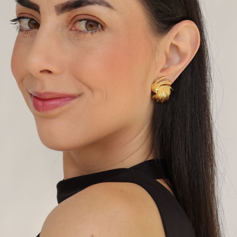 Brinco Minimalista em Aço Inox