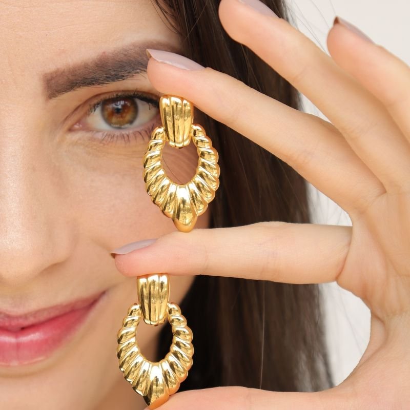 Brinco Moderno em Aço Inox (Linha Premium)