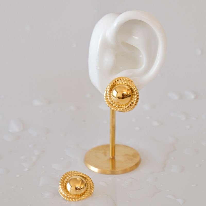 Brinco Moderno em Aço Inox (Linha Premium) Peso 5g