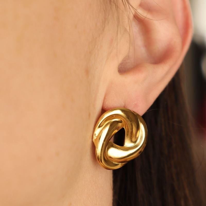 Brinco Moderno Minimalista em Aço Inox (Linha Premium)