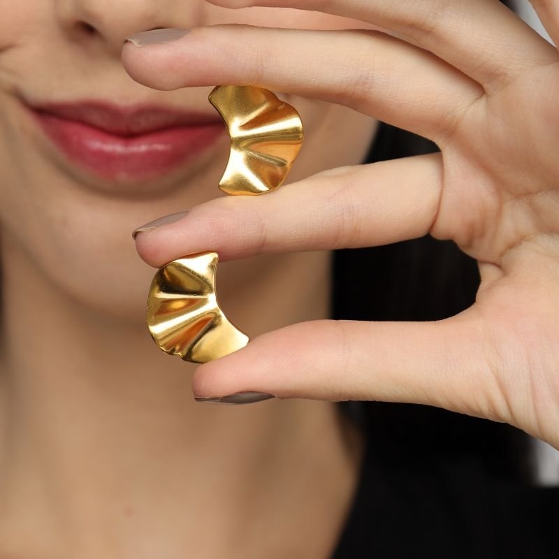 Brinco Orgânico em Aço Inox (Linha Premium)