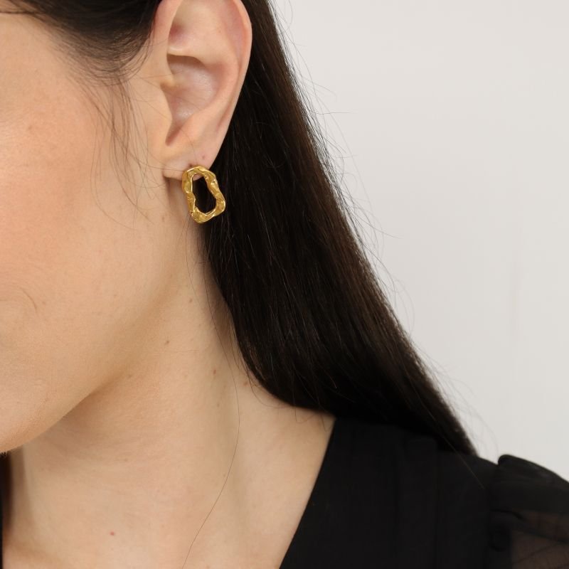 Brinco Orgânico em Aço Inox (Linha Premium)