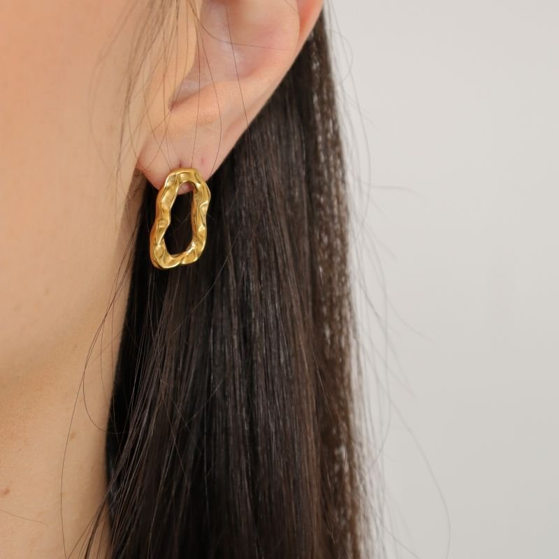 Brinco Orgânico em Aço Inox (Linha Premium)