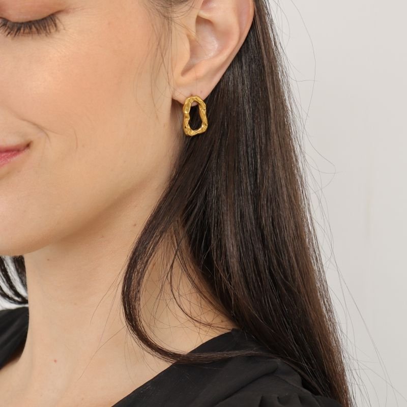 Brinco Orgânico em Aço Inox (Linha Premium)