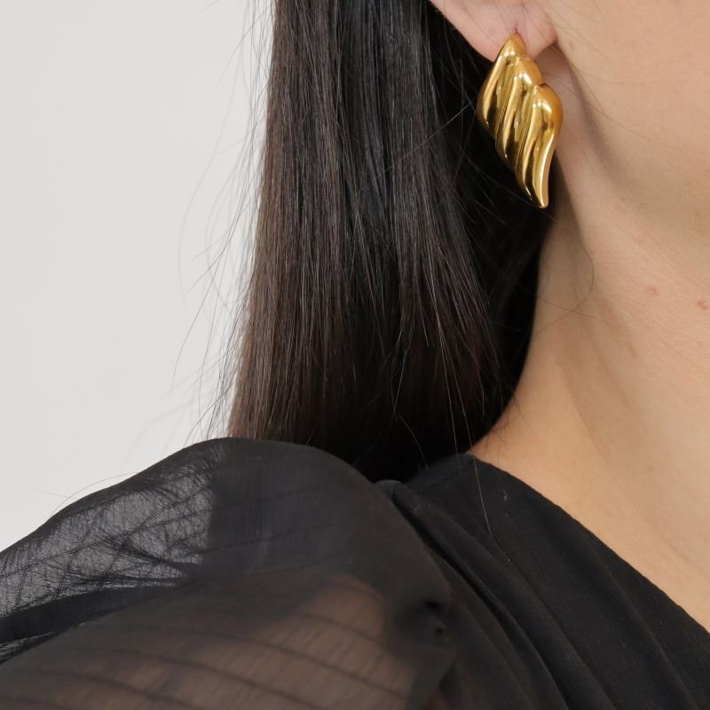 Brinco Orgânico em Aço Inox