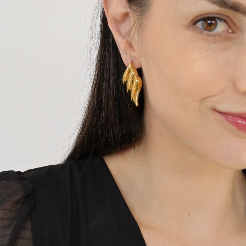 Brinco Orgânico em Aço Inox