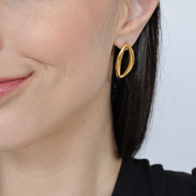 Brinco Orgânico em Aço Inox (Linha Premium)