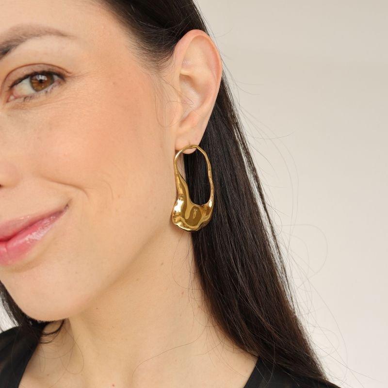 Brinco Orgânico em Aço Inox (Linha Premium)