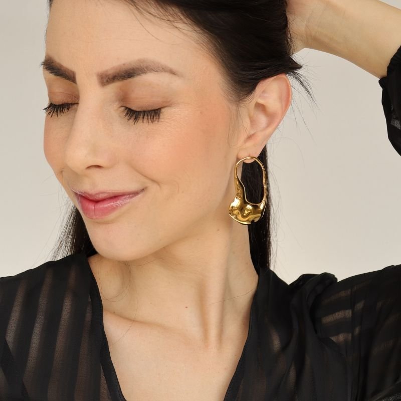 Brinco Orgânico em Aço Inox (Linha Premium)