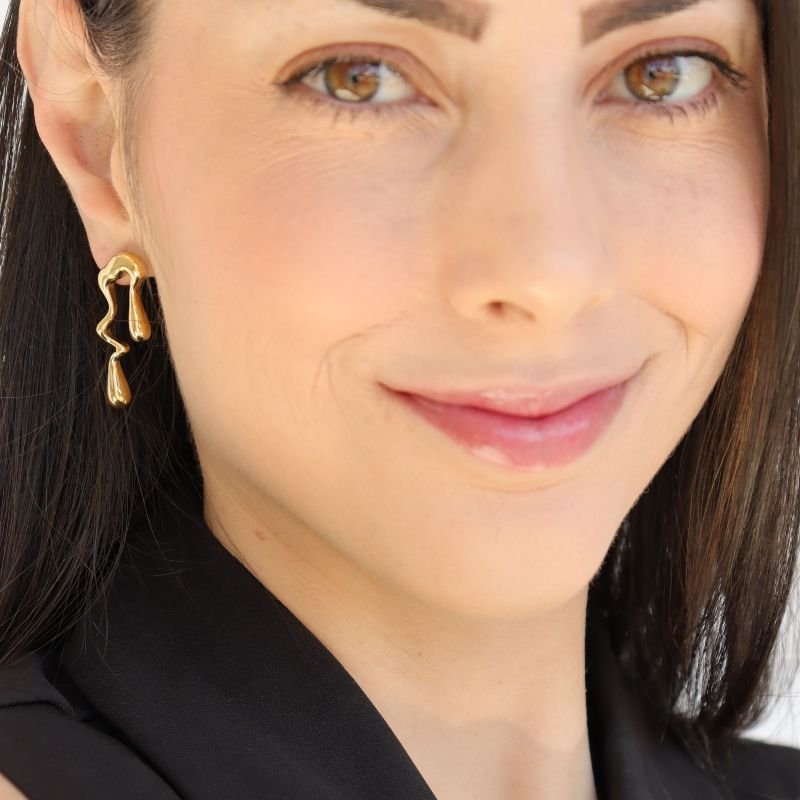 Brinco Orgânico em Aço Inox (Linha Premium)