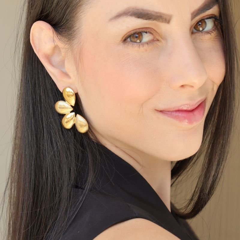 Brinco Orgânico em Aço Inox (Linha Premium)