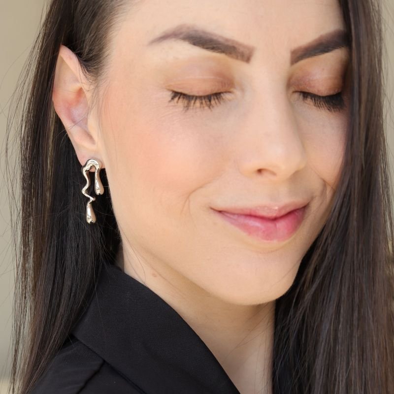 Brinco Orgânico em Aço Inox (Linha Premium)