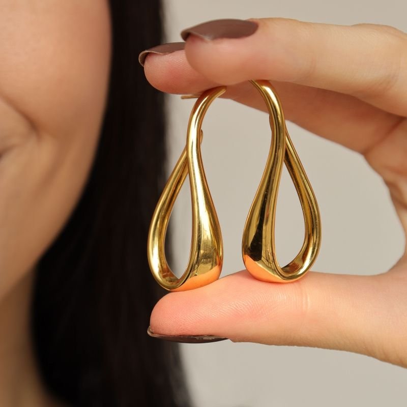 Brinco Orgânico em Aço Inox (Linha Premium)