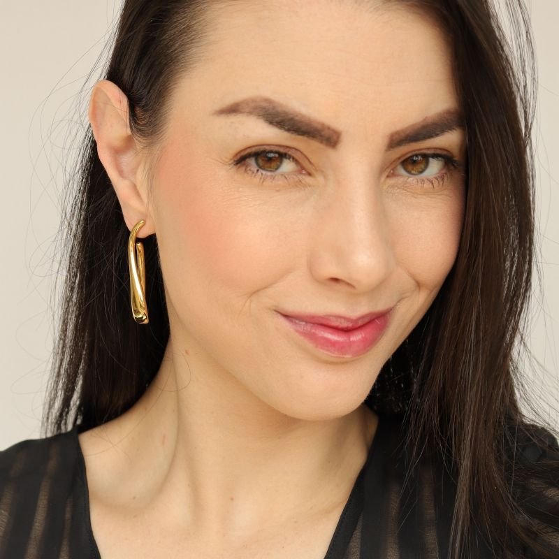 Brinco Orgânico em Aço Inox (Linha Premium)