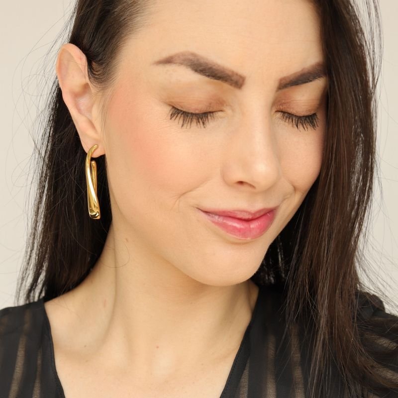 Brinco Orgânico em Aço Inox (Linha Premium)