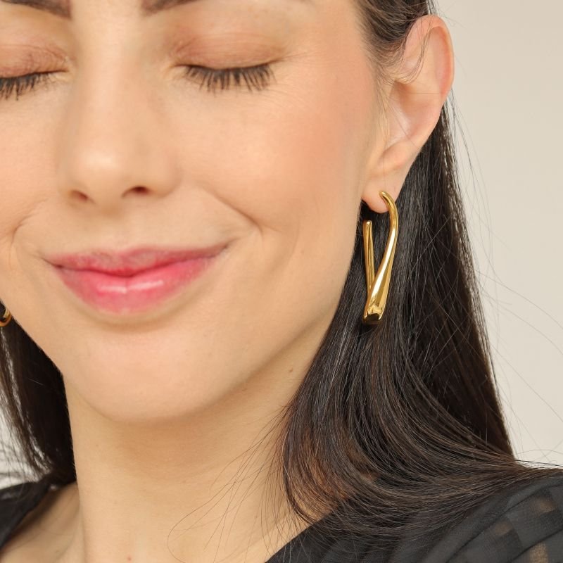 Brinco Orgânico em Aço Inox (Linha Premium)