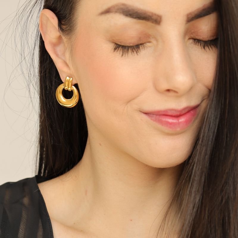 Brinco Orgânico em Aço Inox (Linha Premium)