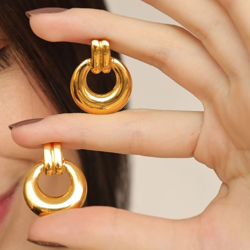 Brinco Orgânico em Aço Inox (Linha Premium)