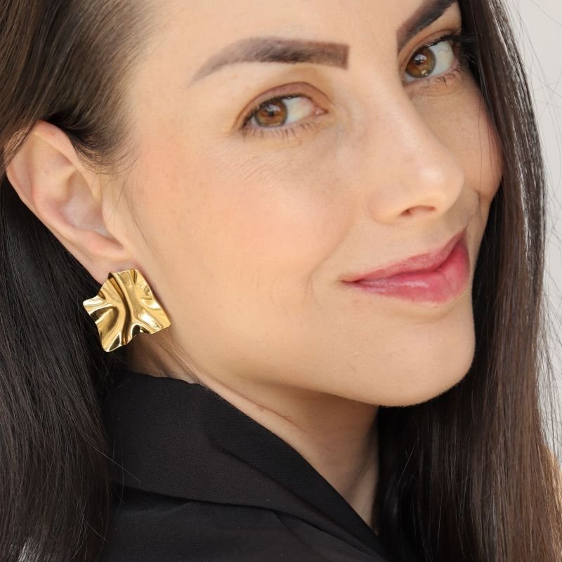 Brinco Orgânico em Aço Inox (Linha Premium)