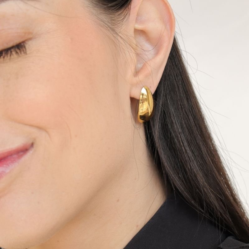 Brinco Orgânico em Aço Inox (Linha Premium)