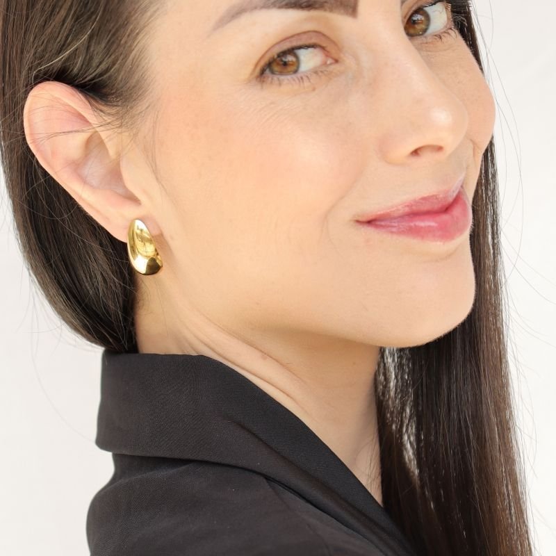 Brinco Orgânico em Aço Inox (Linha Premium)