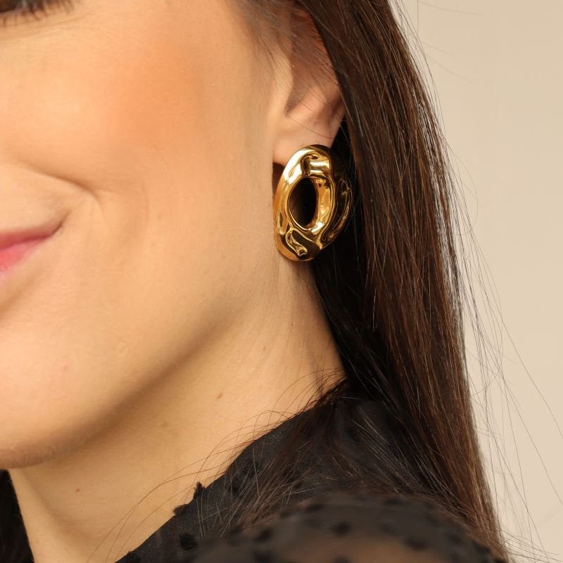 Brinco Orgânico em Aço Inox (Linha Premium)