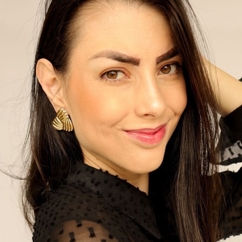 Brinco Orgânico em Aço Inox (Linha Premium)