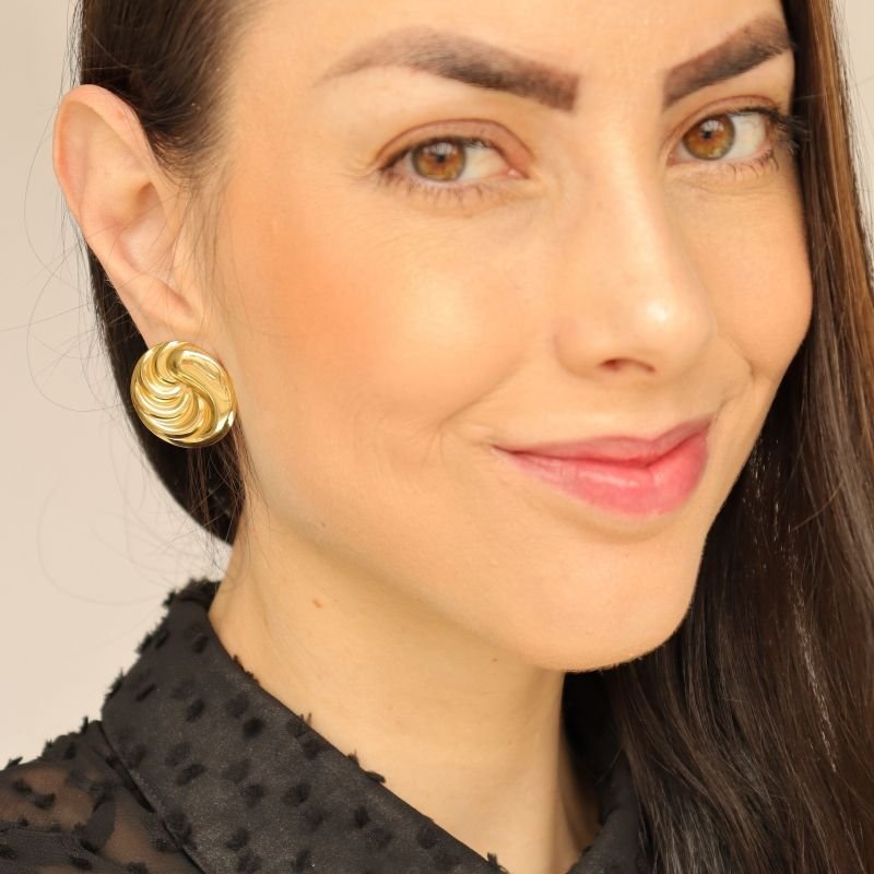 Brinco Orgânico em Aço Inox (Linha Premium)