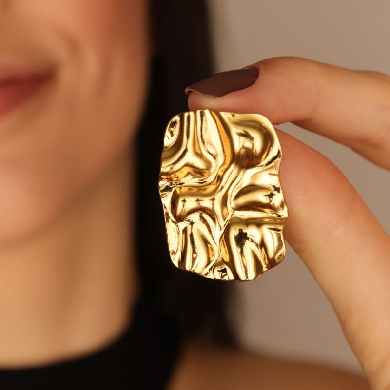 Brinco Orgânico em Aço Inox (Linha Premium)