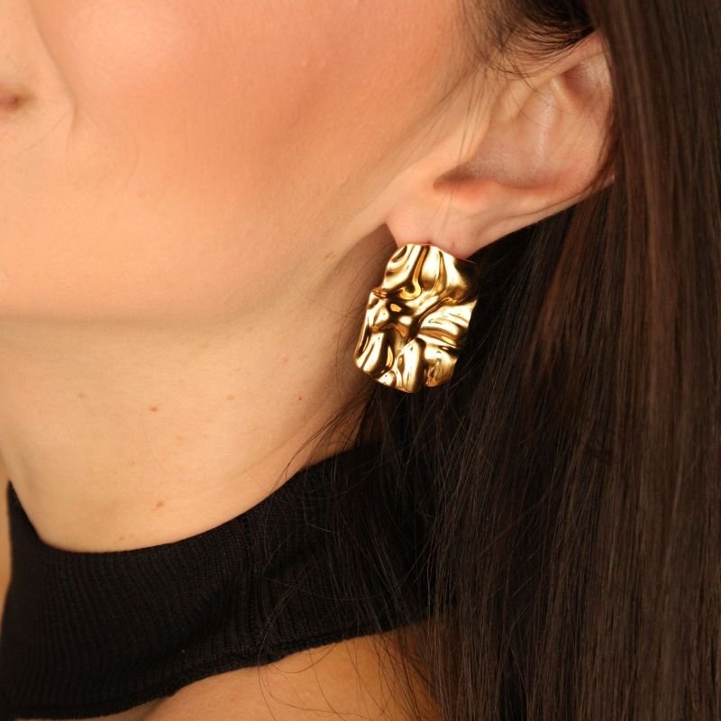 Brinco Orgânico em Aço Inox (Linha Premium)