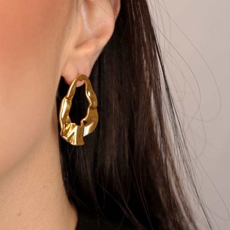 Brinco Orgânico em Aço Inox (Linha Premium)