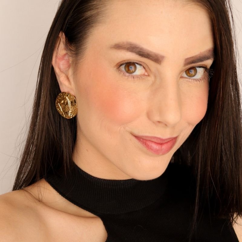 Brinco Orgânico em Aço Inox (Linha Premium)