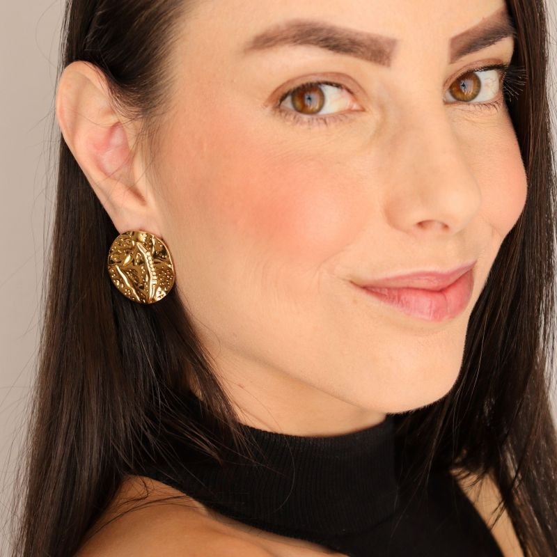 Brinco Orgânico em Aço Inox (Linha Premium)