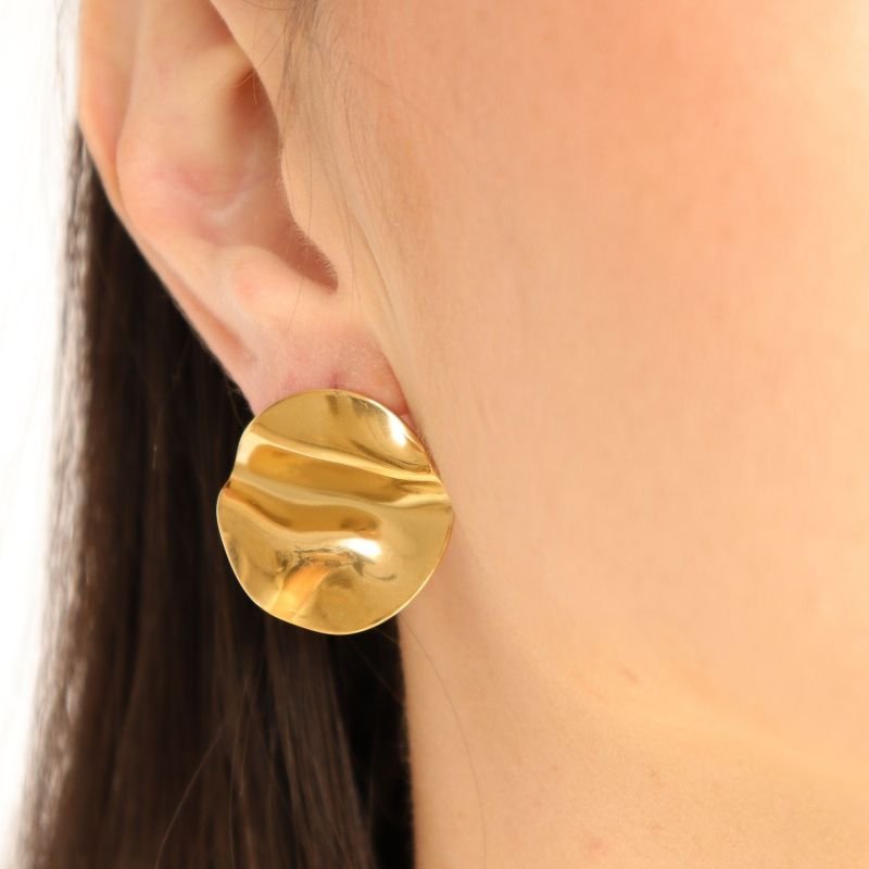 Brinco Organic Outline em Aço Inox (Linha Premium)