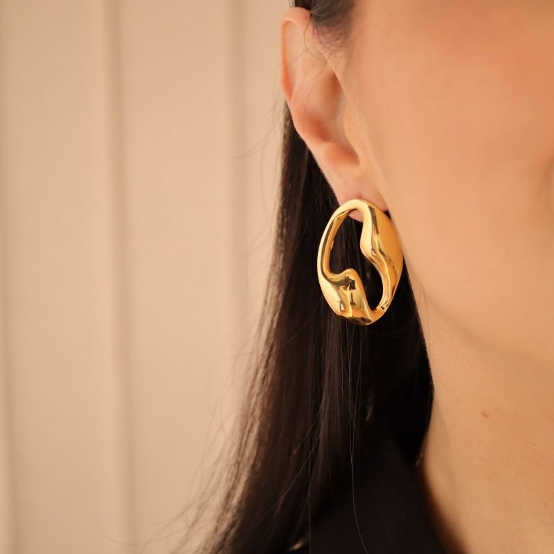 Brinco Orgânico em Aço Inox (Linha Premium)