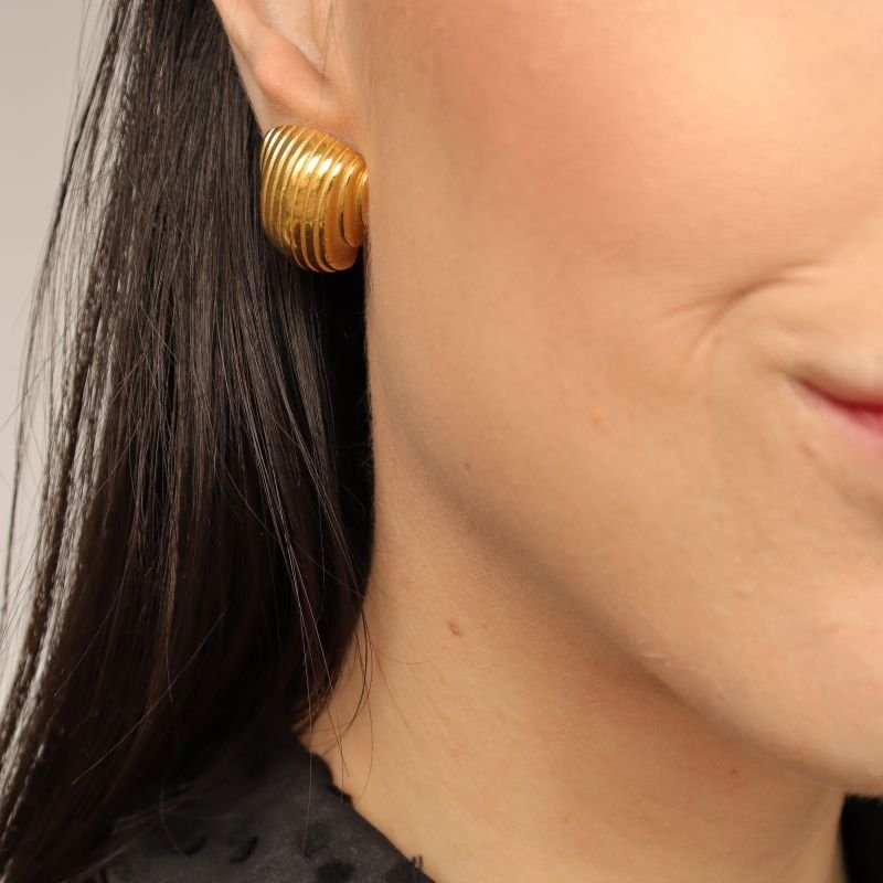 Brinco Orgânico em Aço Inox (Peso 10g)