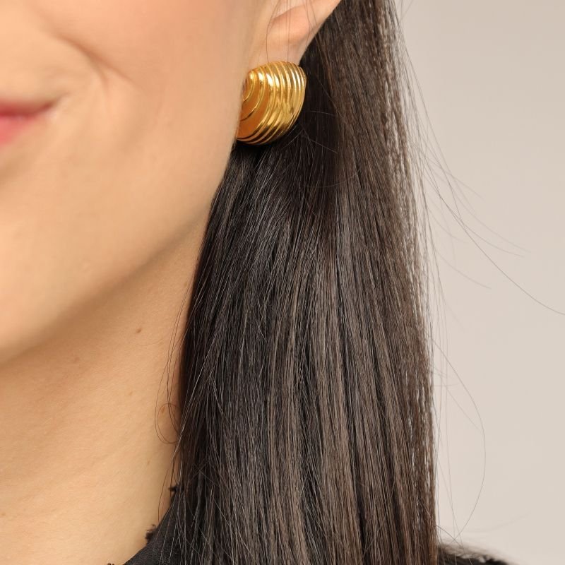 Brinco Orgânico em Aço Inox (Peso 10g)