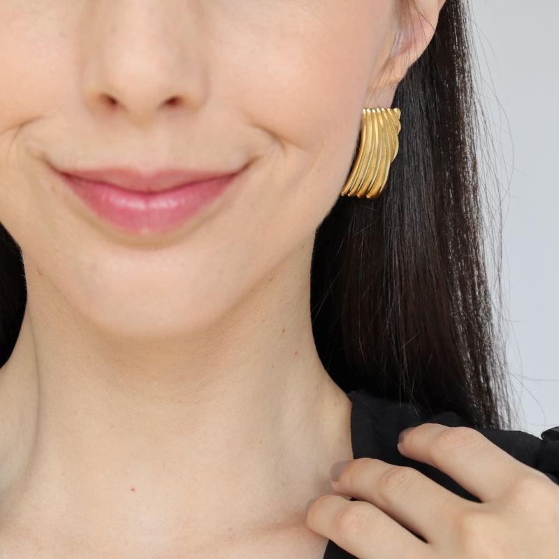 Brinco Orgânico em Aço Inox