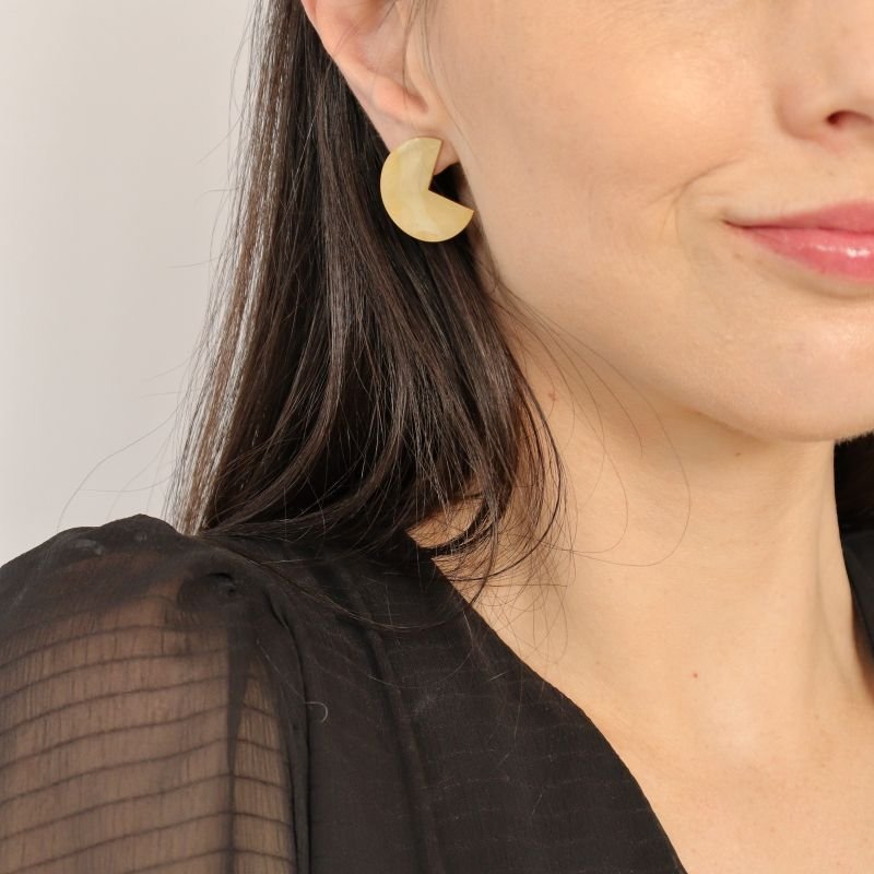 Brinco Orgânico em Aço Inox