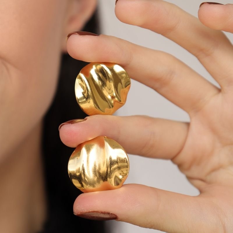 Brinco Orgânico em Aço Inox