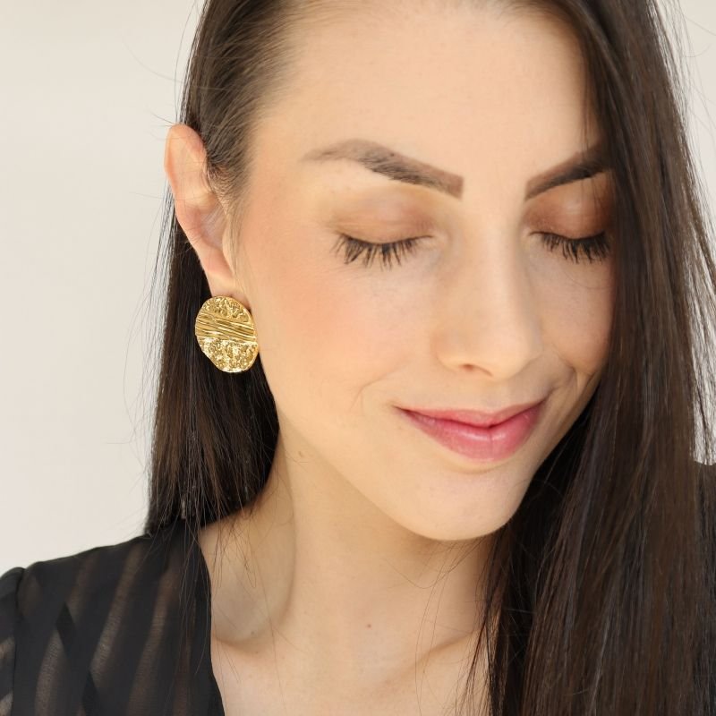 Brinco Orgânico em Aço Inox