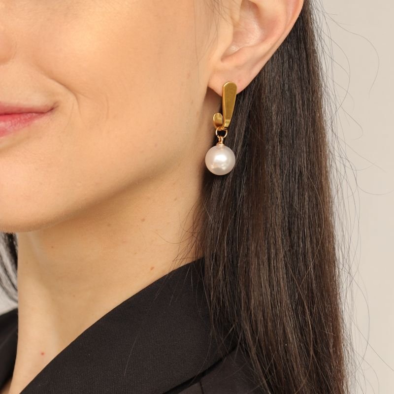 Brinco Pérola Removivel em Aço Inox (Linha Premium)