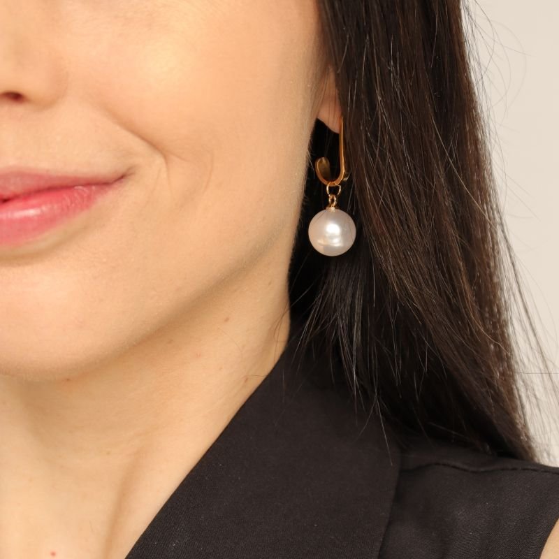 Brinco Pérola Removivel em Aço Inox (Linha Premium)