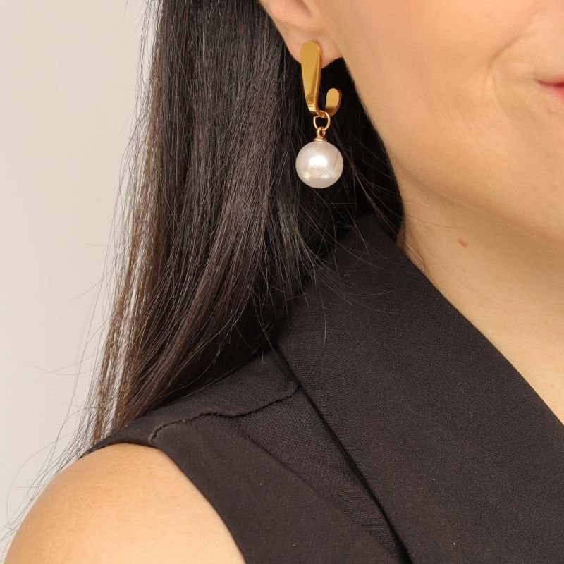 Brinco Pérola Removivel em Aço Inox (Linha Premium)