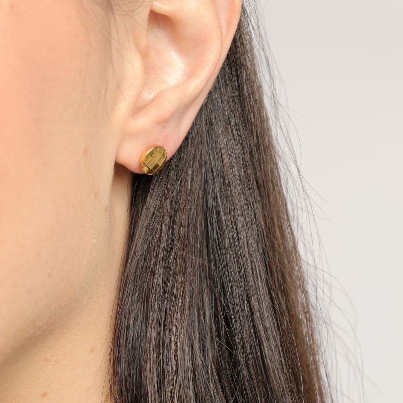 Brinco Redondo Pequeno em Aço Inox