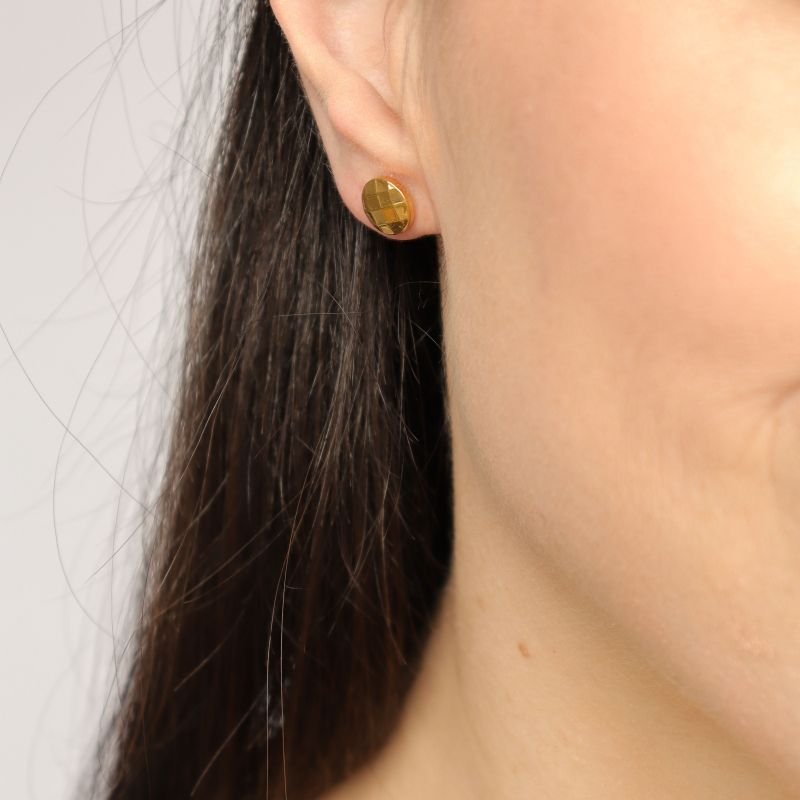 Brinco Redondo Pequeno em Aço Inox