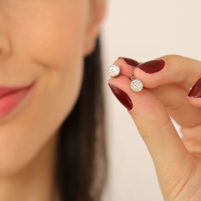 Brinco Tarraxa Parafuso em Aço Inox