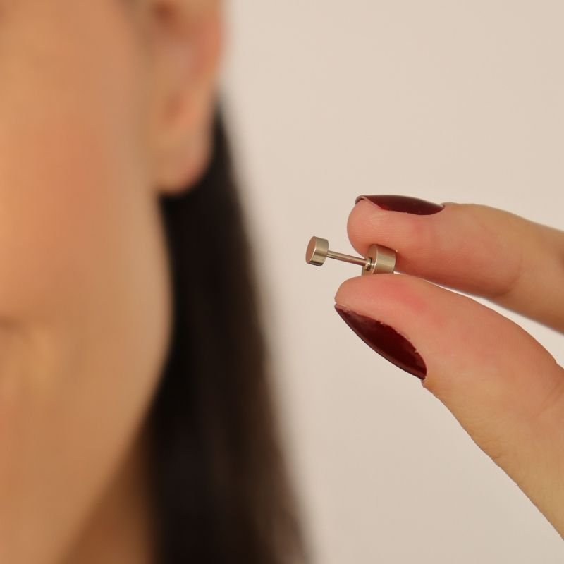 Brinco Tarraxa Parafuso em Aço Inox